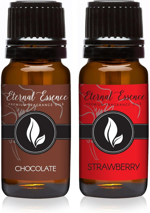 Pair (2) - Chocolate & Strawberry - Premium Fragrance Oil Pair - 10ml...