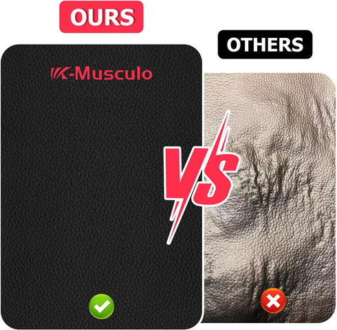 K-Musculo Vinyl Fabric, Marine Faux Leather Upholstery, for Upholstery Crafts, DIY Sewings, Sofa, Handbag, Earrings, Hair Bows Decorations (Black ...