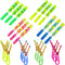 Amazing Led Flying Toys for Kids -12 PCS Light up Slingshot LED helicopter toy - Arrow Planes Glow in The Dark Party Favors for kids summer toys O...