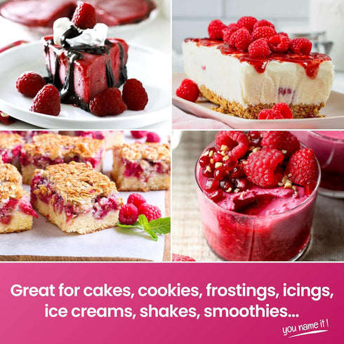 LorAnn Oils Raspberry Bakery Emulsion: True Essence, Ideal for Boosting Fruit Tones in Cakes, Cookies & Desserts, Gluten-Free, Keto-Friendly, Extr...
