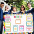 92 Pcs Science Fair Board Supplies 60 Trim Scalloped Bulletin Borders 18 Presentation Subtitles 6 Project Titles 8 Letter Sticker for Classroom Di...