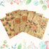 BULKYTREE Kraft Floral Wrapping Paper for Girls Kids Men Women Birthday Wedding Mothers Day Bridal Shower Wedding Graduation - 6 Large Sheets Flow...