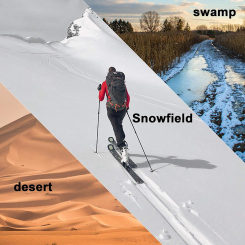 Cosmos 6 Pcs Trekking Pole Replacement Tips Walking Stick Tips Ski Poles Basket Snowflake Basket Mud Ski Basket Powder Baskets Rubber Feet Replace...