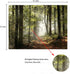 DZGlobal Forest Pathway in the Misty Mountain Tapestry Wall Hanging Art Nature Landscape Tapestries 80W X 60L Inch Home Decor for Living Room Bedr...