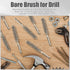10 Pack Bore Brush for Drill, Wire Bore Brush Drill, Stainless Steel Bore Cleaning Brush Set 1/4 Inch Hex Shank for Power Drill Impact Driver (15M...
