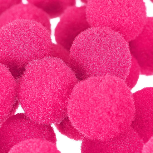 MECCANIXITY Pom Felt Balls Felting Fabric 1.5cm 15mm Rose Red for Home Crafts Project DIY Pack of 300...