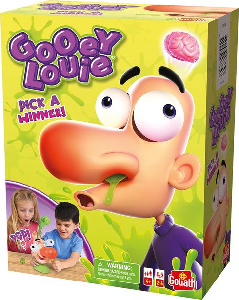 Goliath Gooey Louie Game - Pull Gooeys Out of Louie's Nose Game - Ages 4 and Up, 2-4 Players...