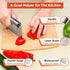 Pro Dough Pastry Scraper/Cutter/Chopper Stainless Steel Mirror Polished with Measuring Scale Multipurpose- Cake, Pizza Cutter - Pastry Bread Separ...