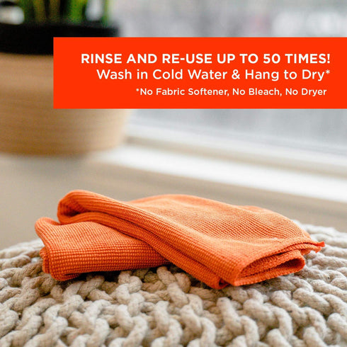 WHOOSH! Microfiber Cleaning Cloth, 3 Pack, Glasses and Screen Cleaning Cloth, Suitable for TV, Car Screen, Computer, Laptop, iPad, MacBook, Smart ...
