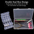 Guyuyii 2 pk 28 Grids Diamond Art Storage - Plastic Diamond Art Containers - Diamond Art Organizer for Embroidery, DIY Art Craft, Jewelry, Earring...