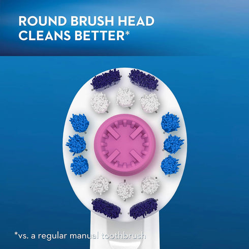 Oral-B 3D White Electric Toothbrush Replacement Brush Heads Refill, 3 Count...