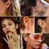 HAIAISO 18 Pcs Gold Ear Cuffs for Women Non Piercing Adjustable Ear Cuff Earrings Clip On Cartilage Helix Wrap Ear Jewelry Set...