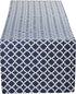DII Lattice Tabletop Collection, Table Runner, 14x108, Nautical Blue...