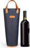 Tirrinia Single Wine Gift Tote Bag, Insulated Padded Thermal Wine Bottle Carrying Cooler Carrier for Travel, Picnic, Great Gift for Wine Lover, Da...