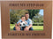 CustomGiftsNow First My Step-DadFirst My Step-Dad Forever My Friend - 4x6-inch Laser Engraved Tabletop/Hanging Wooden Wood Picture Photo Frame...