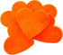 Playfully Ever After 2 inch Stiff Felt Hearts 45pc - Neon Orange...