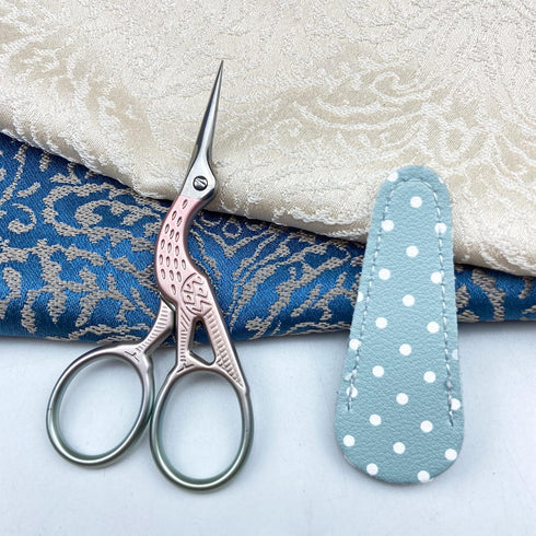 Weabetfu 3.6-inch Sewing Scissors Small Embroidery Crafting Scissors with Leather Scissors Cover Cross Stitch Knitting Scissors Sharp Craft Scisso...