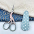 Weabetfu 3.6-inch Sewing Scissors Small Embroidery Crafting Scissors with Leather Scissors Cover Cross Stitch Knitting Scissors Sharp Craft Scisso...