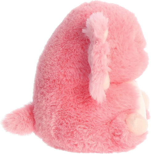 Aurora® Round Rolly Pet™ Ari Axolotl™ Stuffed Animal - Adorable Companions - On-The-Go Fun - Pink 5 Inches...