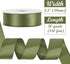 HUIHUANG 1-1/2 inch Double Face Satin Ribbon, Polyester Moss Green Ribbon 50 Yards Per Roll for Gift Wrapping Bows Making Floral Bouquet Wedding I...