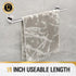 HITSLAM Chrome 19.8 Inch Towel Bar for Bathroom, SUS304 Stainless Steel Bathroom Towel Rack Wall Mounted, Modern Home Decor Bath Towel Holder with...