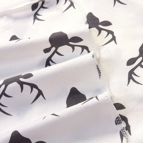Soft Cotton Newborn Baby Swaddle Receiving Blanket Deer Printed Bath Towel with Hat Sets...