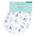 aden + anais Essentials Burpy Bib, 100% Cotton Muslin, Soft Absorbent 4 Layers, Multi-Use Burp Cloth and Bib, 22.5" X 11", Single, Time to Dream -...