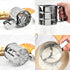 Flour sieve stainless steel material manufacturing,Coffee Sieve Cup,Semi Automatic 2 Cup Sifter for Baking | Fine Mesh Pastry Sieve Cup....