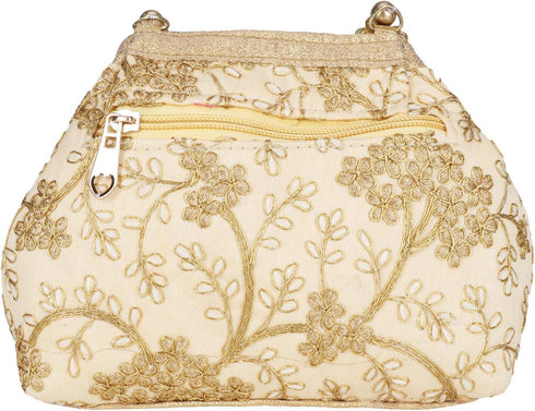 Potli Bag For Women, Gift Potli Bag For women & Jwelery Potli Bag/Potli Pouch - Golden...