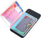 CheapSunday ID Card Holder for Back of Phone Leather Phone Wallet Stick On with Stand Flip Waterproof Leather Adhesive Wallet for Most Cellphones ...
