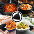 4pcs Set Oven Gloves and Pot Holder Set, Heat-Resistant 500 Degree, with Mini Oven Gloves and Insulation Clips, Non-Slip Food-Grade Long Oven Glov...