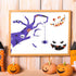 Reofrey 24 Sheets Halloween Pattern Paper Set, 6"x6" Scrapbook Paper Pad Single-Sided Pattern Paper Pack, Scrapbooking Supplies Kit Craft Paper Gh...