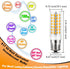 E17 LED Ceiling Fan Light Bulb 6W (60W Halogen Equivalent) 2700K Warm White 700lm 120V LED Intermediate Base Bulb for Appliance,Desk Lamp,Cabinet,...