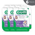 GUM Orthodontic Wax for Braces and Dental Devices - Soothing Dental Wax with Vitamin E and Aloe Vera - Clear Color and Refreshing Mint Flavor (6pk...