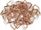 50 Pcs Cute Paper Clips Suitable for Children Ladies Wedding Decoration Document Notes Organization Office Supplies Heart Paper Clips (Rose Gold)...