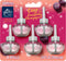 Glade PlugIns Refills Air Freshener, Scented and Essential Oils for Home and Bathroom, Crisp Cranberry Champagne, 3.35 Fl Oz, 5 Count...
