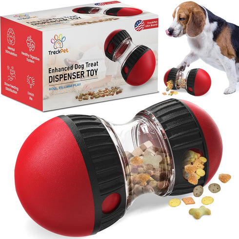 Enhanced Dog Treat Dispenser Toy-Premium Snoop Dog Toy-Puzzle Feeder Dog with Adjustable Food Dispenser Suitable for Interactive Small-Medium and ...