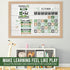 Hadley Designs Farmhouse Classroom Calendar Set Bulletin Board Sets For Teachers - Bulletin Board Calendar, School Calendar For Classroom, Classro...
