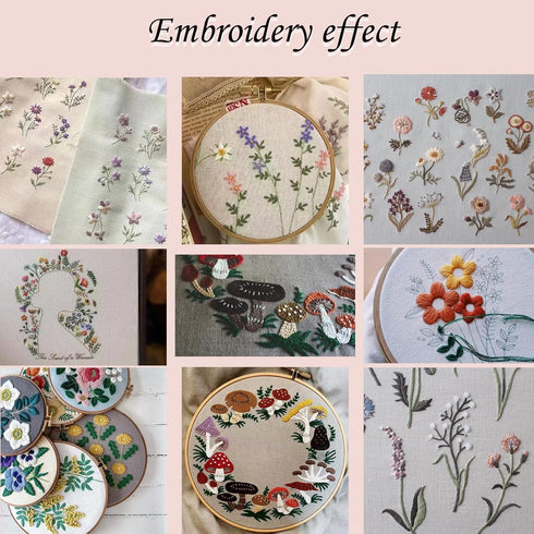 Osheng 108pcs Hand Sewing Stabilizers Water Soluble Stabilizer Self Adhesive Tear Away Embroidery Stabilizers Away Machine Embroidery Stabilizers ...