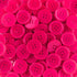 Super Z Outlet 100 Pack 1 Inch Buttons Flatback Sewing Colored for Arts & Crafts, Fashion Clothing, DIY Projects (Hot Pink)...