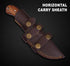 8.5 Inch Handmade High Carbon Steel Tracker Knife - Fixed Blade With Sheath -Full Tang Knife - Survival Knife - Hunting Knife - Tactical Knife for...