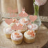 Ercadio 36 Pack Bride to Be Cupcake Toppers Rose Gold Glitter Dress Heart Ring Cupcake Picks Wedding Bachelorette Bridal Shower Party Cake Decorat...