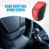 Gear Shift Lever Cover Automotive Interior Gear Shift Knob Trim for Lexus NX 250 2022 2023 Black Red...