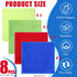 8 Packs Magnetic Cleaning Cloth Microfiber Dry Erase Eraser Magnetic Whiteboard Eraser Washable Dry Erasers for Whiteboard Dry Erase Cloth for Cla...