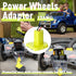 Ecarke for Power Wheels Adaptor for Ryobi 18V One+ P108 P107 P102 Battery Dock Power Connector RC Toy & Car,e-Bike 12 Gauge Robotics ?with Wire Te...