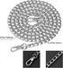 Supkiir Purse Chain Strap, 3Pcs Luxury Fashion 47 Inche Replacement Flat Metal Chain with Buckles Set for DIY Shoulder Cross Body Bag Handbag Purs...