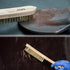 Heavy Duty Wire Brushes for Cleaning Rust Removal Brass Brush Tool for Automotive,Paint , Welding Slag,Grill,Household Clean 11" Long Curved Beech...