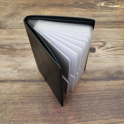 RFID Signal Blocking Leather European Hipster Wallet, Black, 5 x 4.5-Inch...