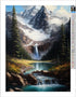 Landscape Diamond Painting Kits Waterfall Mountain Lake Gem 5D Art Painting Kits for Adults Nature Scenery DIY Diamond Painting Accessories for Ho...