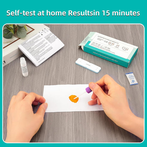 H. Pylori Helicobacter Pylori Stool Test Kit, 10-15 Minutes of Quick Home Testing, The Result is Highly Accurate, Easy to Read and use...